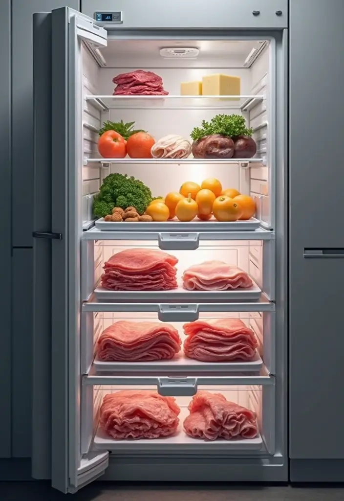 14 Game-Changing Smart Refrigerator Hacks for Ultimate Kitchen Organization (You’ll Love #6!) - 7. Temperature-Controlled Drawers