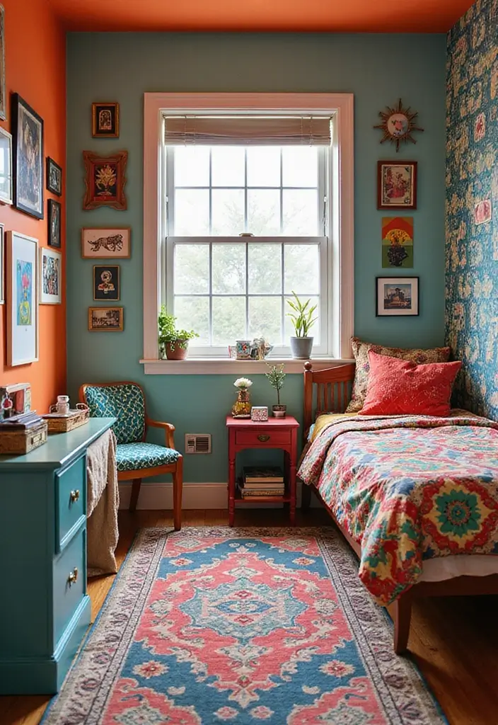 25 Trendy Teen Room Decor Ideas That'll Make You Want to Redecorate ASAP! - 3. Colorful and Eclectic