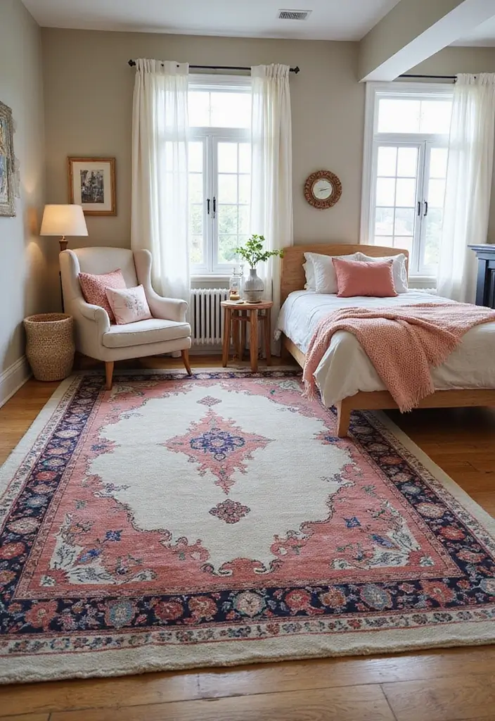 25 Trendy Teen Room Decor Ideas That'll Make You Want to Redecorate ASAP! - 16. Layered Rugs