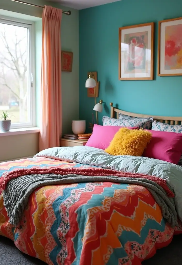 25 Trendy Teen Room Decor Ideas That'll Make You Want to Redecorate ASAP! - 12. Fun Bedding Sets
