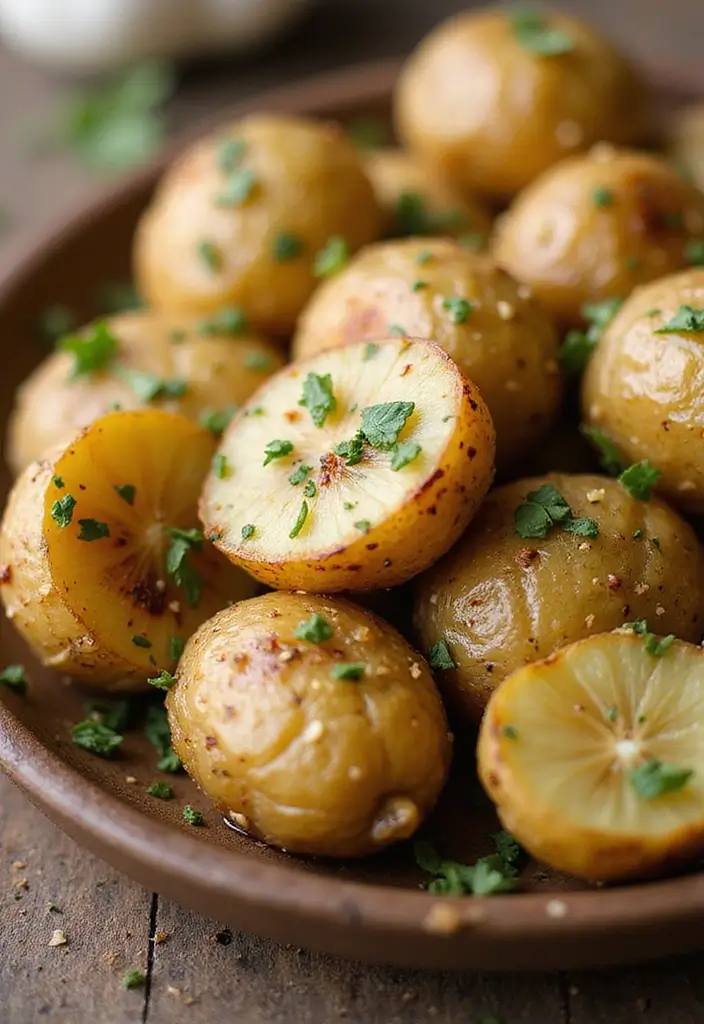 20 Comforting Garlic Herb Roasted Potatoes & Zucchini Recipes You Can't Resist! - 1. Garlic Herb Butter Roasted Potatoes