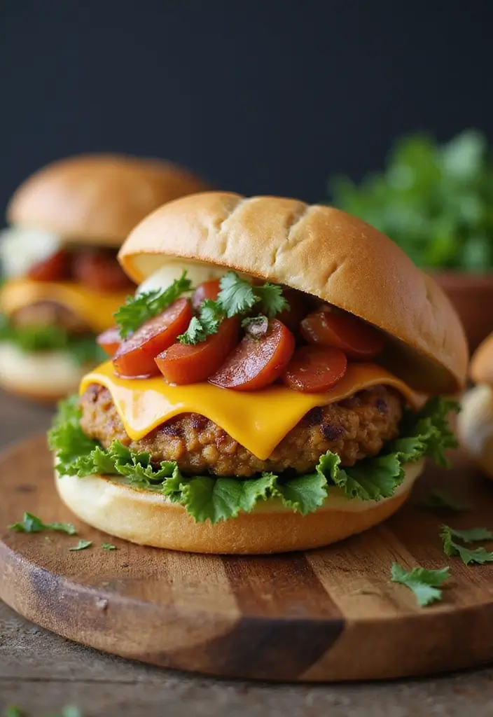 21 Cheesy Cheeseburger Recipes That'll Make You Melt (Literally!) - 9. The Veggie Cheeseburger