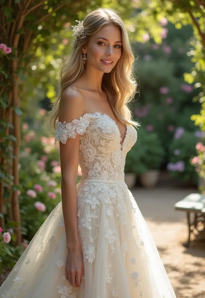 21 Stunning Wedding Dresses from Around the Globe That Will Make You Say ‘I Do!’ - 4. The Romantic Lace Gown from France