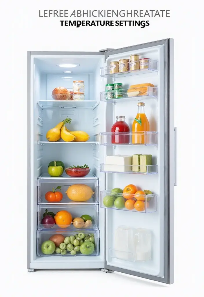 14 Game-Changing Smart Refrigerator Hacks for Ultimate Kitchen Organization (You’ll Love #6!) - 3. Optimal Temperature Settings