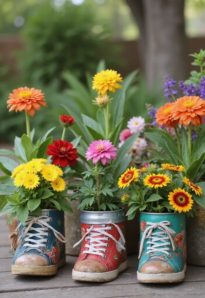 21 Fun Craft Ideas That'll Keep You Busy All Weekend (You Won't Believe #8!) - 8. Upcycled Flower Pots
