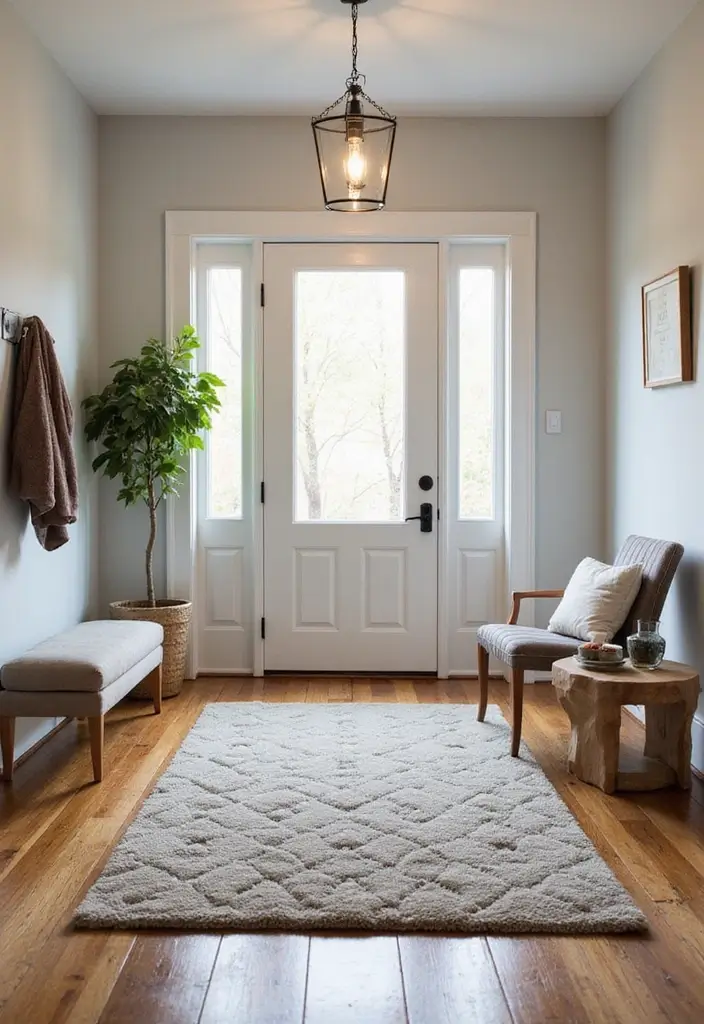 15 Cozy Entryway Rugs That'll Make You Feel Right at Home (You'll Love #5!) - 10. Textured Layers: Tufted Rugs