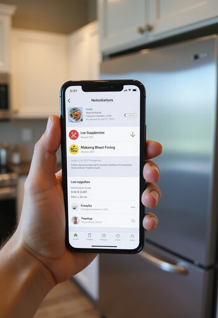 14 Game-Changing Smart Refrigerator Hacks for Ultimate Kitchen Organization (You’ll Love #6!) - 4. Smart Alerts and Notifications