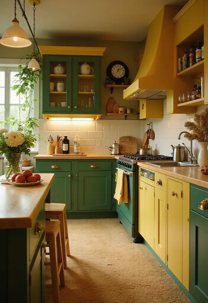 12 Art Deco Color Palettes That Will Inspire Your Next Home Makeover (Don’t Miss #6!) - 9. Olive Green & Mustard