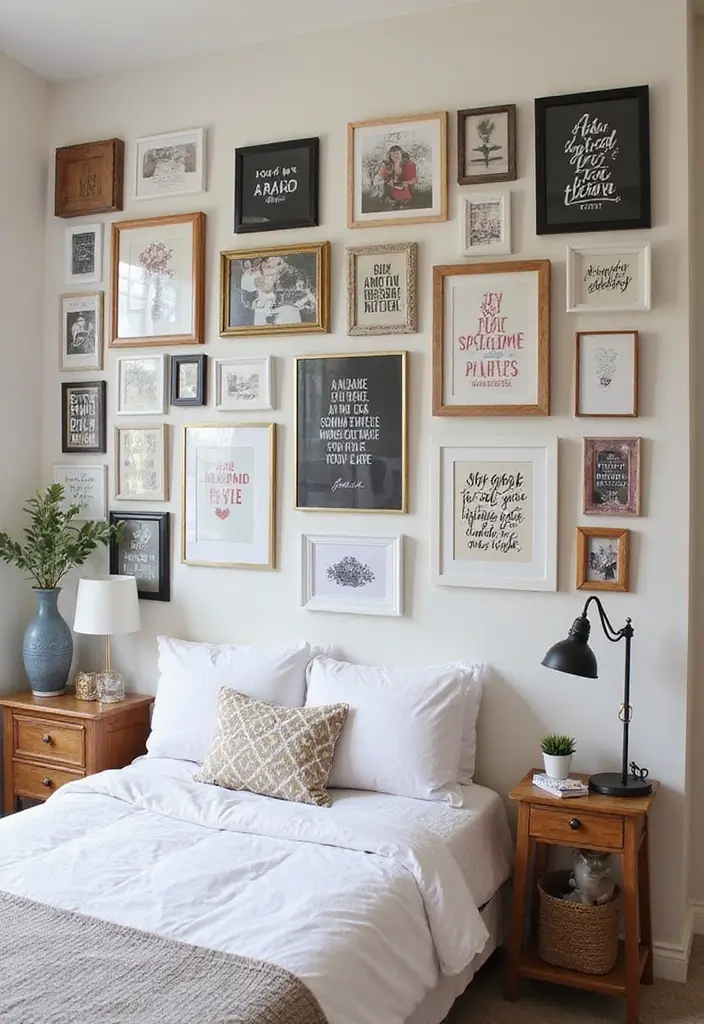 25 Trendy Teen Room Decor Ideas That'll Make You Want to Redecorate ASAP! - 11. Personalized Wall Art