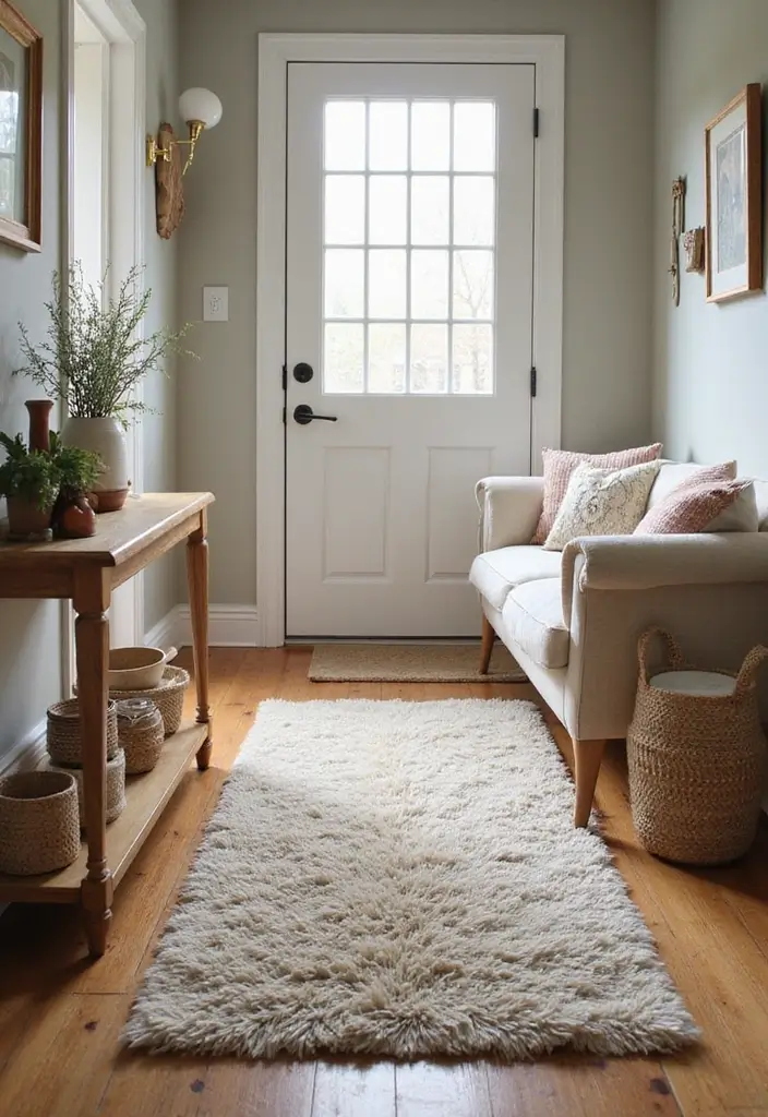 15 Cozy Entryway Rugs That'll Make You Feel Right at Home (You'll Love #5!) - 4. Cozy Textiles: Shag Rugs