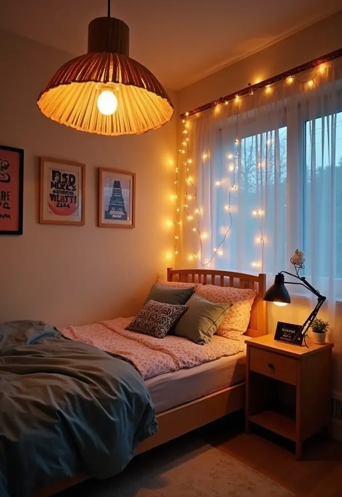 25 Trendy Teen Room Decor Ideas That'll Make You Want to Redecorate ASAP! - 13. Statement Lighting