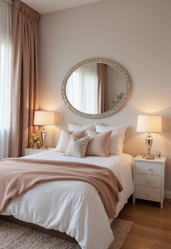 25 Trendy Teen Room Decor Ideas That'll Make You Want to Redecorate ASAP! - 18. Glamorous Touches
