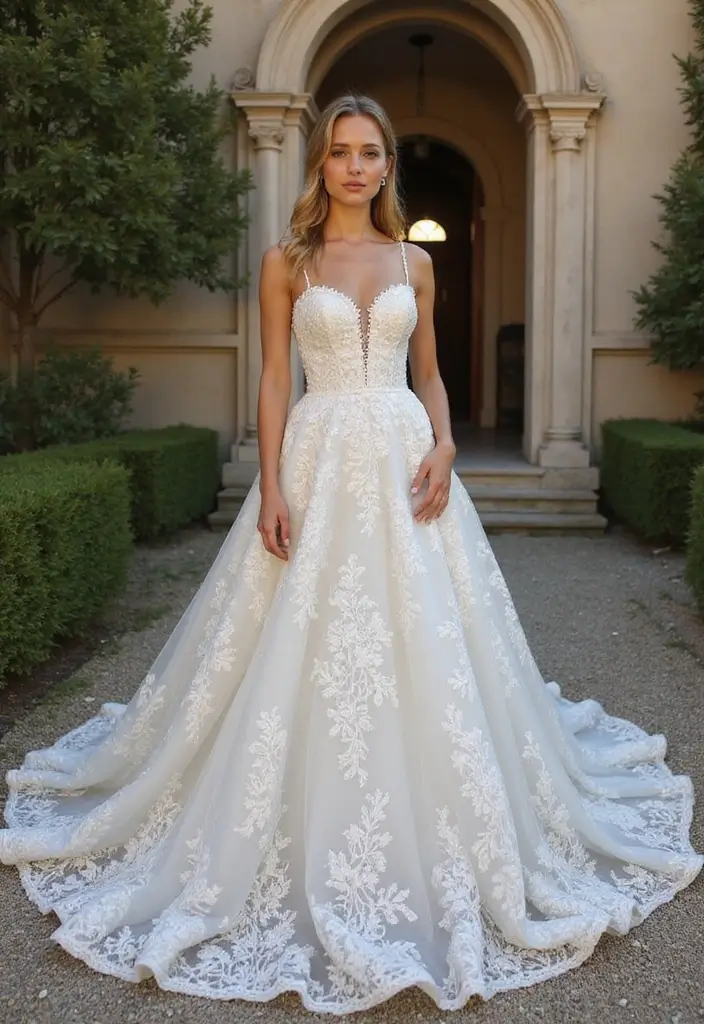 21 Stunning Wedding Dresses from Around the Globe That Will Make You Say ‘I Do!’ - 7. The Dazzling Wedding Dress from Italy