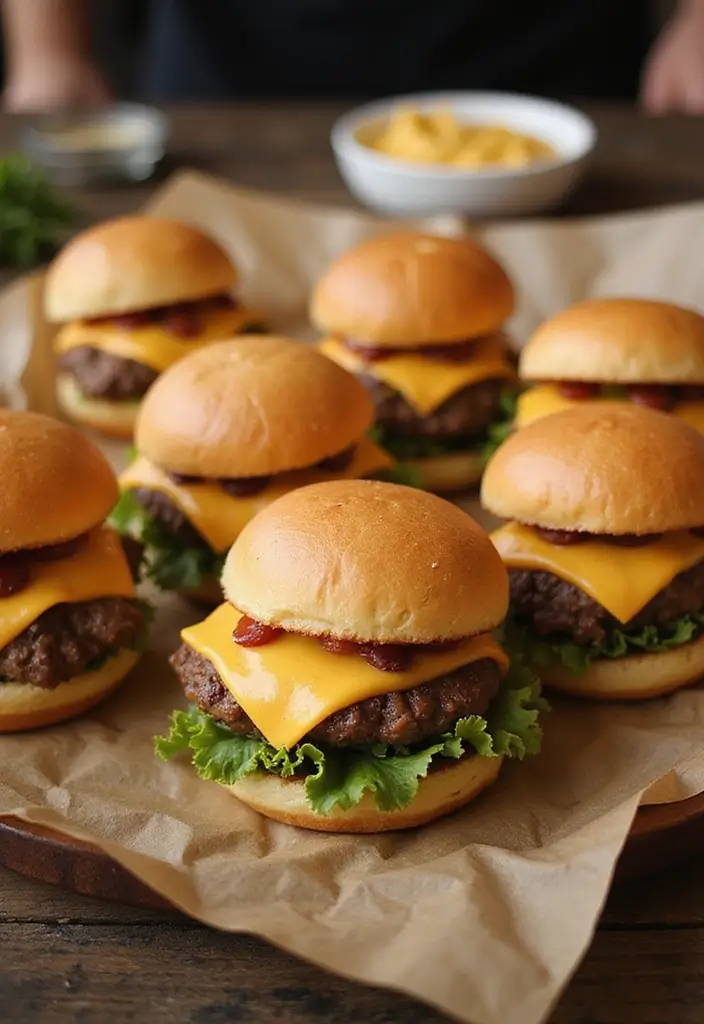 21 Cheesy Cheeseburger Recipes That'll Make You Melt (Literally!) - 21. Cheeseburger Sliders