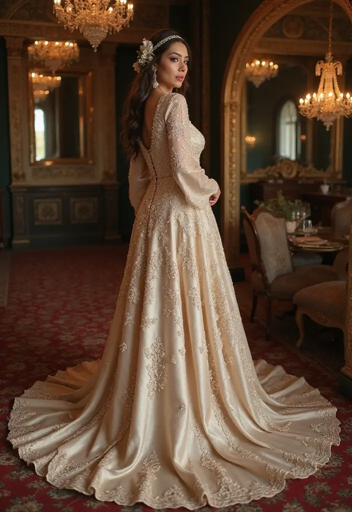 21 Stunning Wedding Dresses from Around the Globe That Will Make You Say ‘I Do!’ - 18. The Ethereal Dress from the Middle East