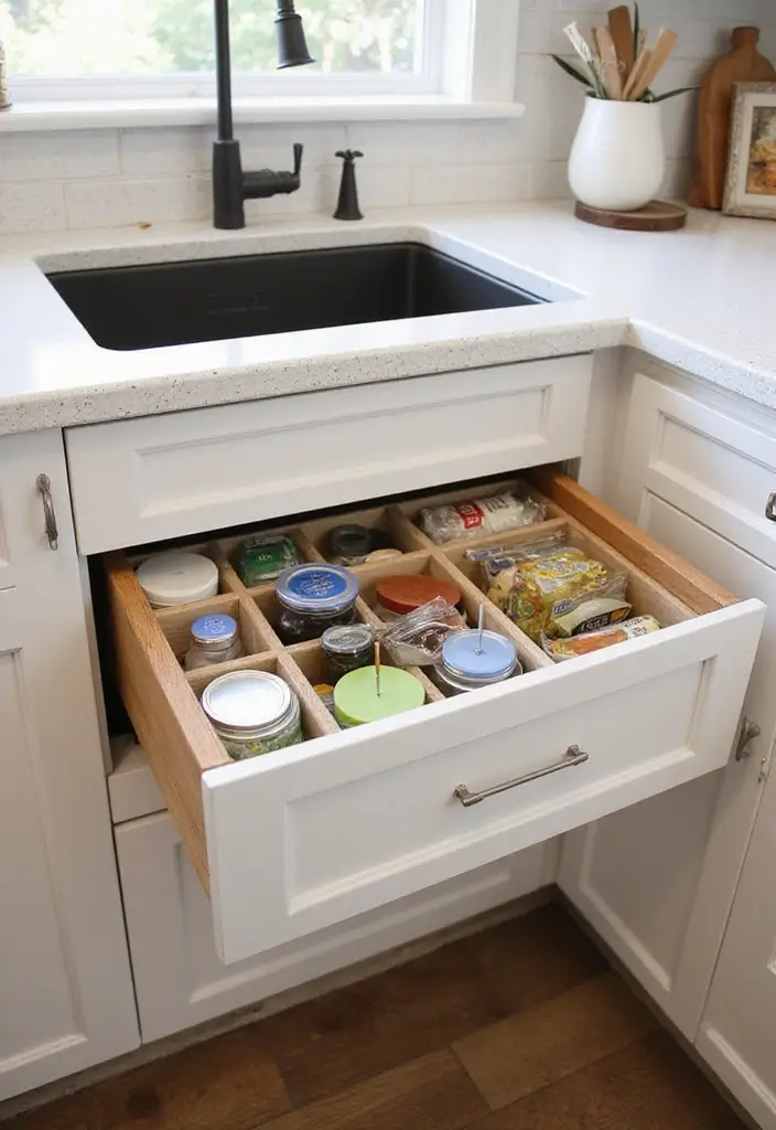 20 Drawer Storage Solutions That Will Revolutionize Your Kitchen (#8 Is a Game-Changer!) - 11. Height-Adjustable Organizers