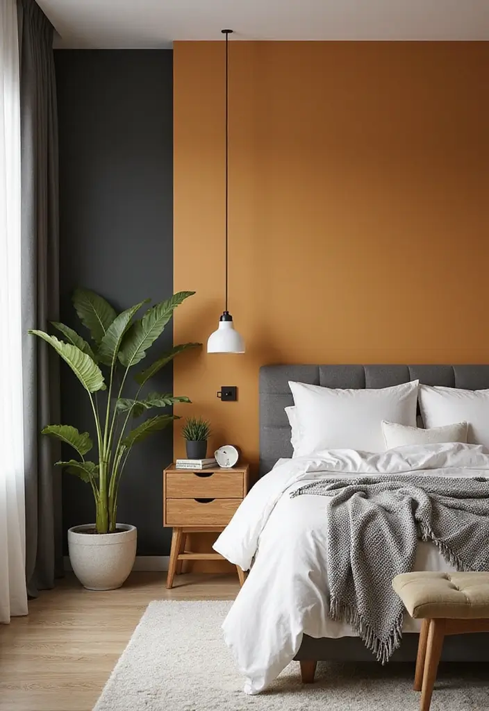 20 Bold Color Patterns for Your Bedroom That Will Leave You Breathless! - 19. Minimalist Bold