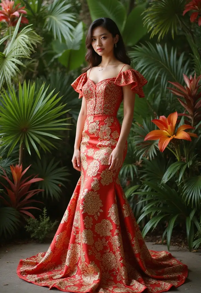 21 Stunning Wedding Dresses from Around the Globe That Will Make You Say ‘I Do!’ - 19. The Stylish Dress from the Philippines