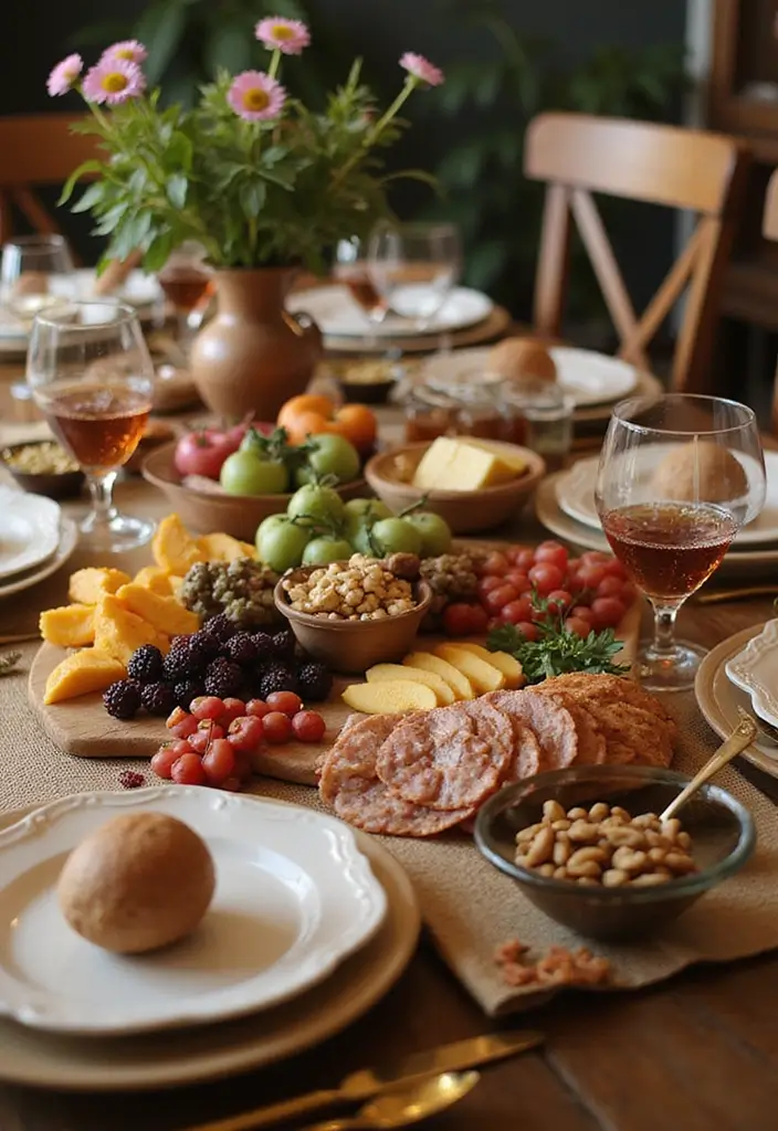 10 Cozy Fall Table Decorations to Transform Your Dining Experience This Season! - 7. Incorporating Seasonal Foods