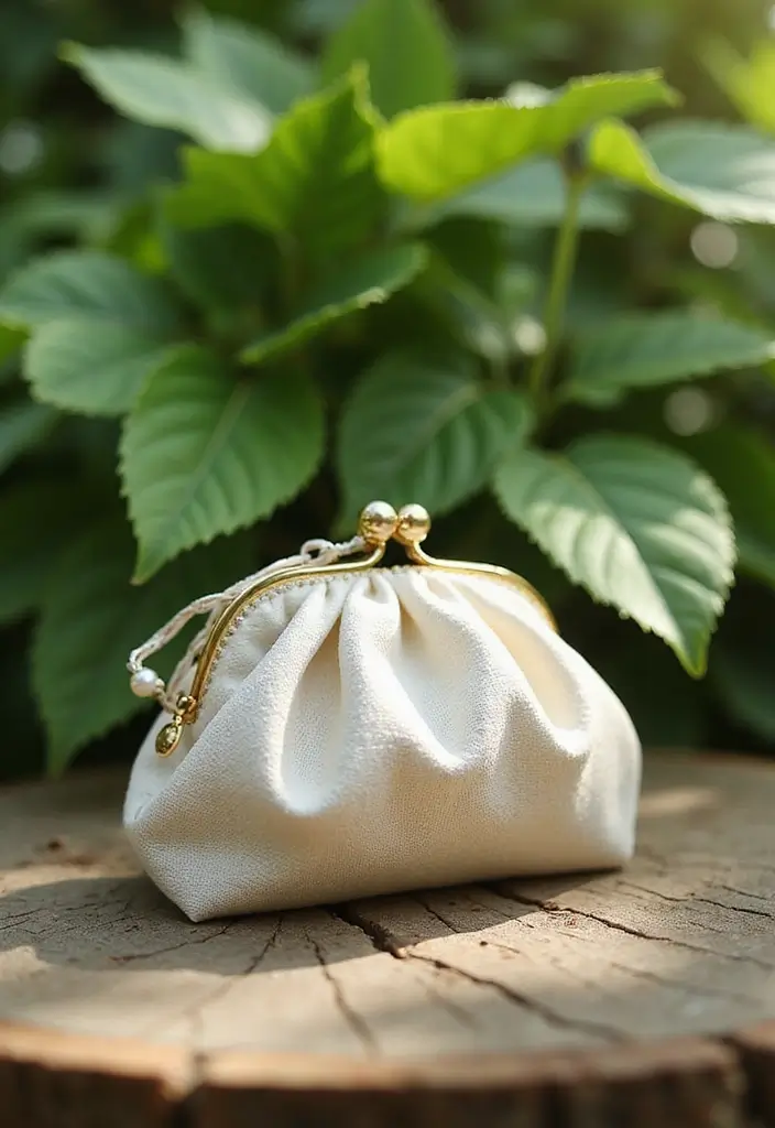 17 Trendy Handmade Pearl Pouches That Will Steal the Show This Wedding Season! - 17. Eco-Friendly Pearl Pouch