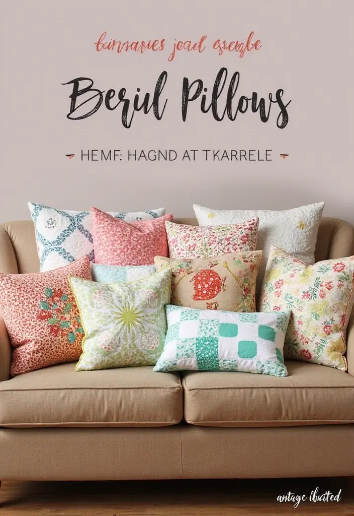 21 Fun Craft Ideas That'll Keep You Busy All Weekend (You Won't Believe #8!) - 14. Quilted Pillows
