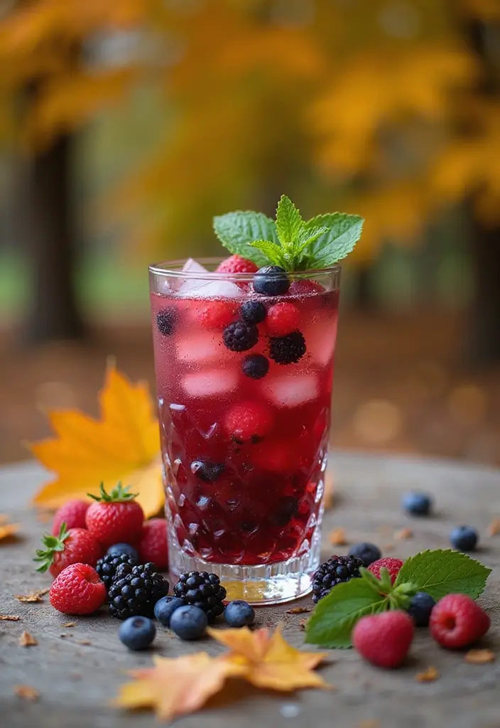 10 Maple Syrup Cocktails You Have to Try This Autumn (Get Ready for #6!) - 5. Maple Berry Smash