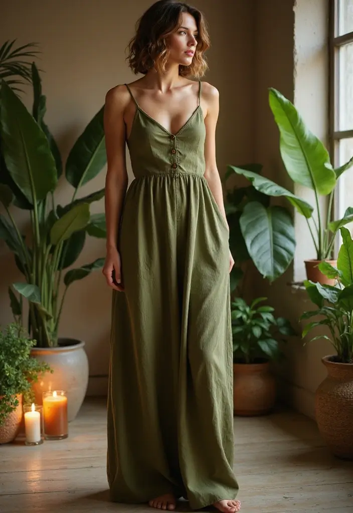 12 Boho Platters That Bring Earthy Elegance to Your Decor! - 2. Earthy Olive Green Elegance