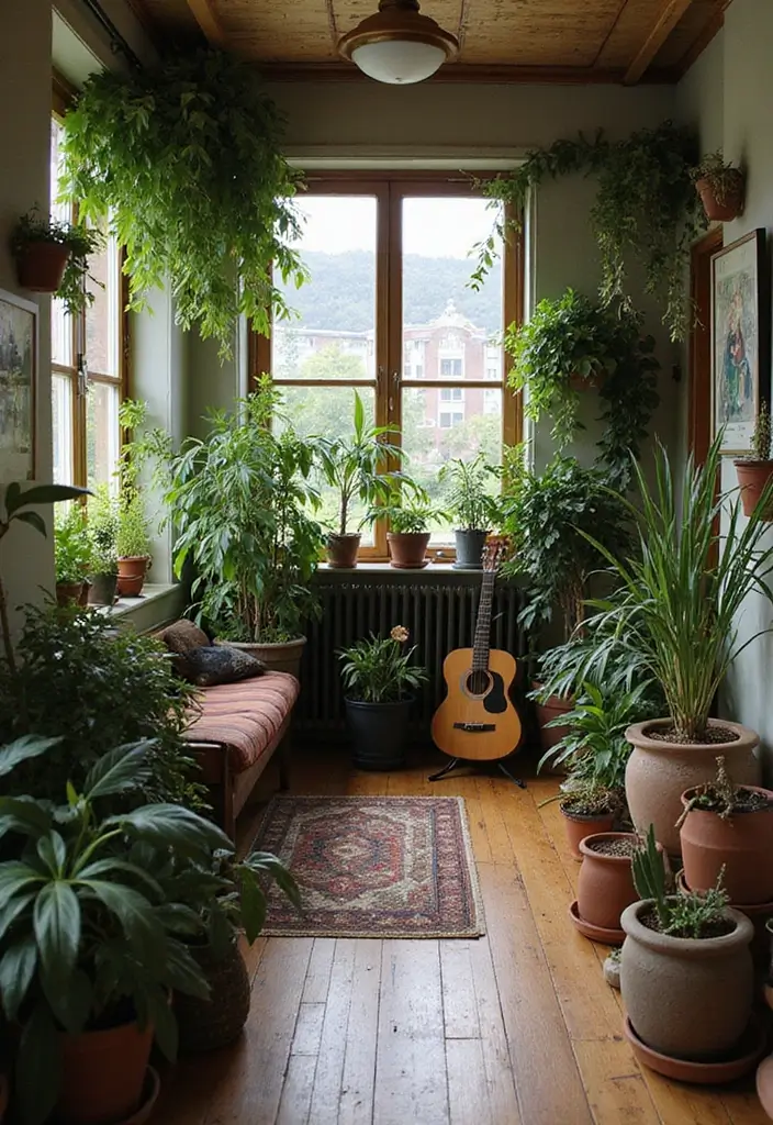 13 Soundproof Room Decor Hacks That'll Make Your Music Room a Sanctuary! - 7. Plants: Nature’s Sound Absorbers