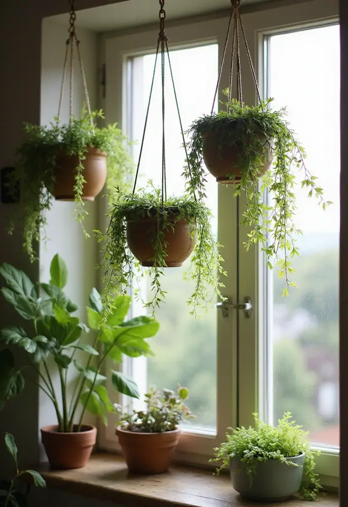 14 Boho Chic Indoor Plant Decor Ideas That’ll Make You Feel Like You’re in Paradise (#3 Is a Must-See!) - 6. Hanging Planters