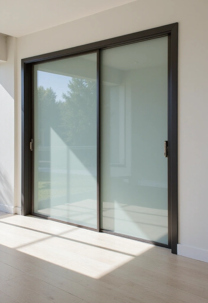14 Minimalist Main Door Designs That Embrace Simplicity and Style! - 6. Minimalist Sliding Doors