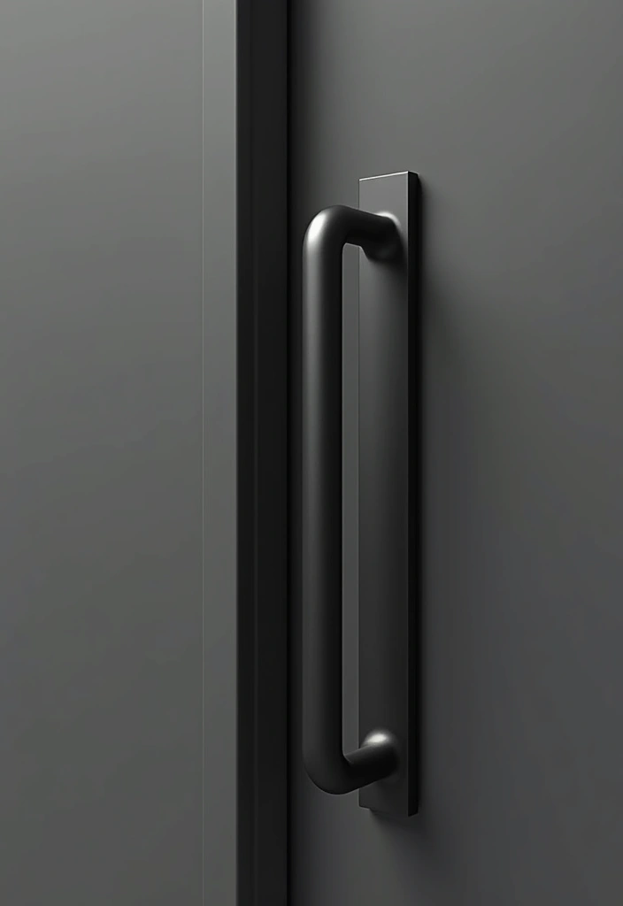 14 Minimalist Main Door Designs That Embrace Simplicity and Style! - 7. Statement Hardware