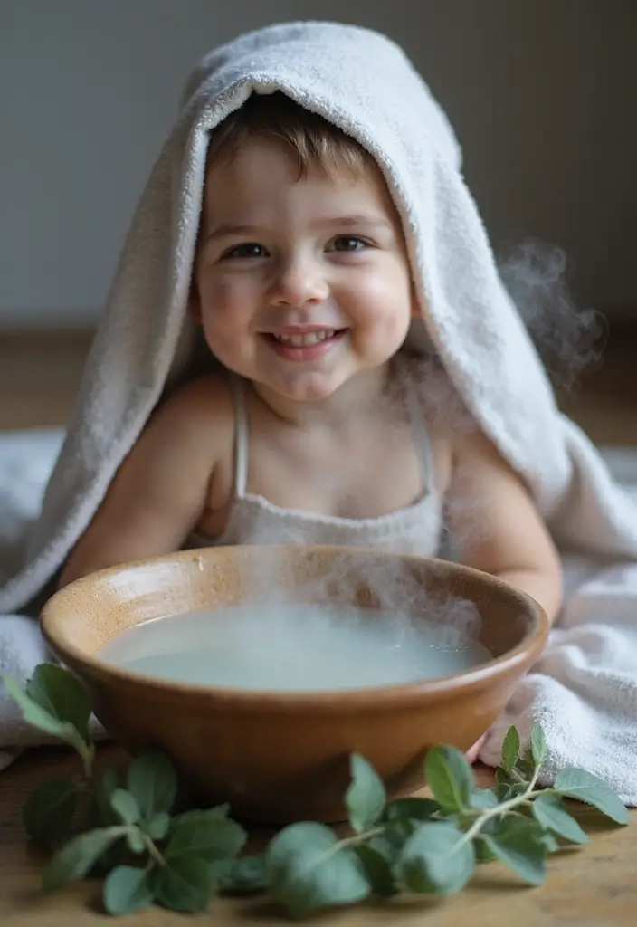15 Amazing Cold Remedies for Kids That Will Have Them Feeling Better in No Time! - 4. Steam Inhalation
