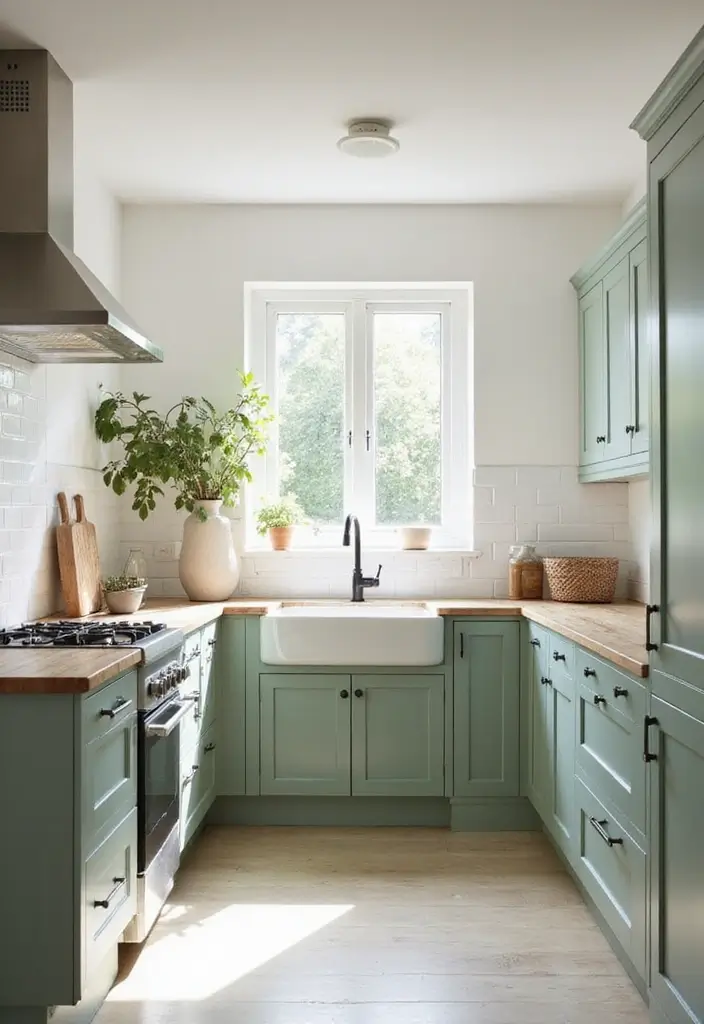 15 Beautiful Kitchen Wall Colors to Embrace Sage Green and Create Calm Vibes! - Fresh Decor