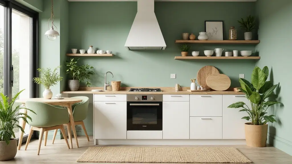 15 Beautiful Kitchen Wall Colors to Embrace Sage Green and Create Calm Vibes!