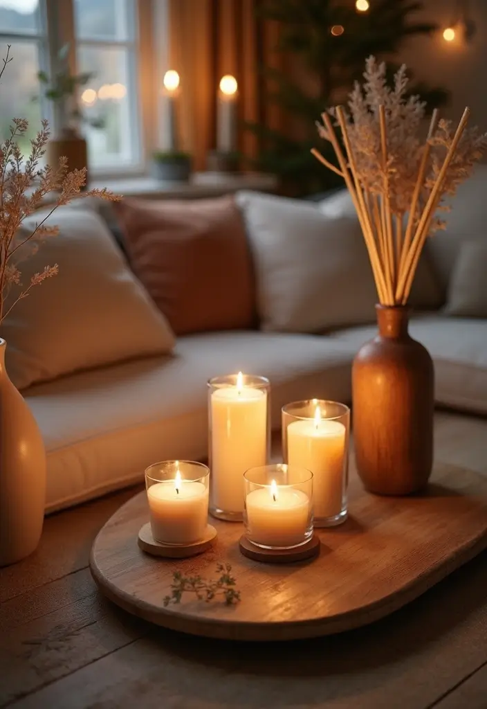 15 Cozy Winter Decor Ideas for Your Living Room That'll Make You Want to Snuggle Up! - 14. Embrace Seasonal Scents
