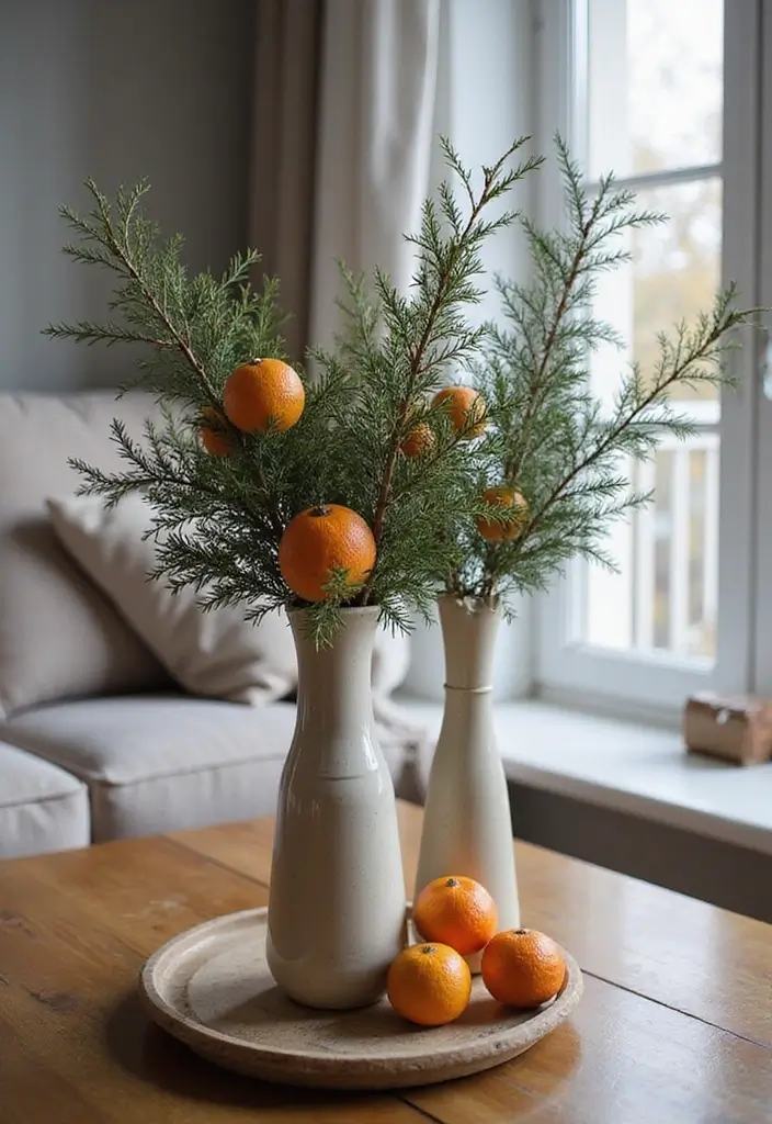15 Cozy Winter Decor Ideas for Your Living Room That'll Make You Want to Snuggle Up! - 3. Incorporate Natural Elements