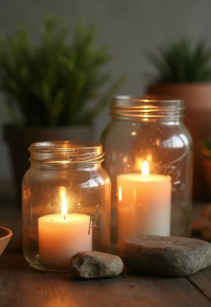 15 Mind-Blowing Upcycled Crafts That Turn Trash into Treasure (You’ll Be Inspired!) - 7. Upcycled Candle Holders