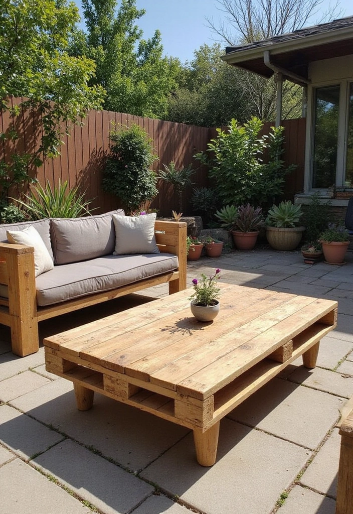 15 Mind-Blowing Upcycled Crafts That Turn Trash into Treasure (You’ll Be Inspired!) - 8. Wooden Pallet Furniture