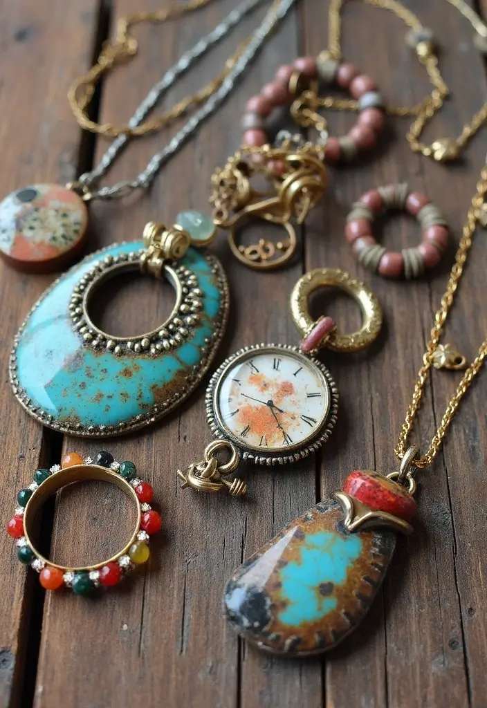 15 Mind-Blowing Upcycled Crafts That Turn Trash into Treasure (You’ll Be Inspired!) - 9. Upcycled Jewelry from Scraps