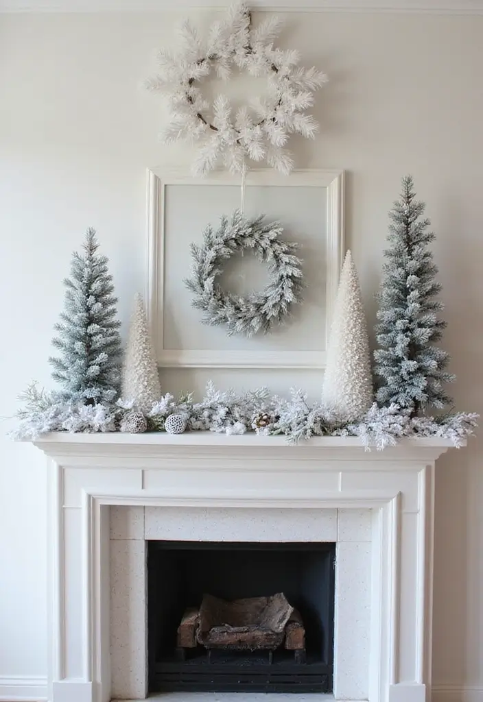 15 Seasonal Decor Ideas That Will Make Your Home the Talk of the Town (Especially #6!) - 4. Winter Wonderland Mantle
