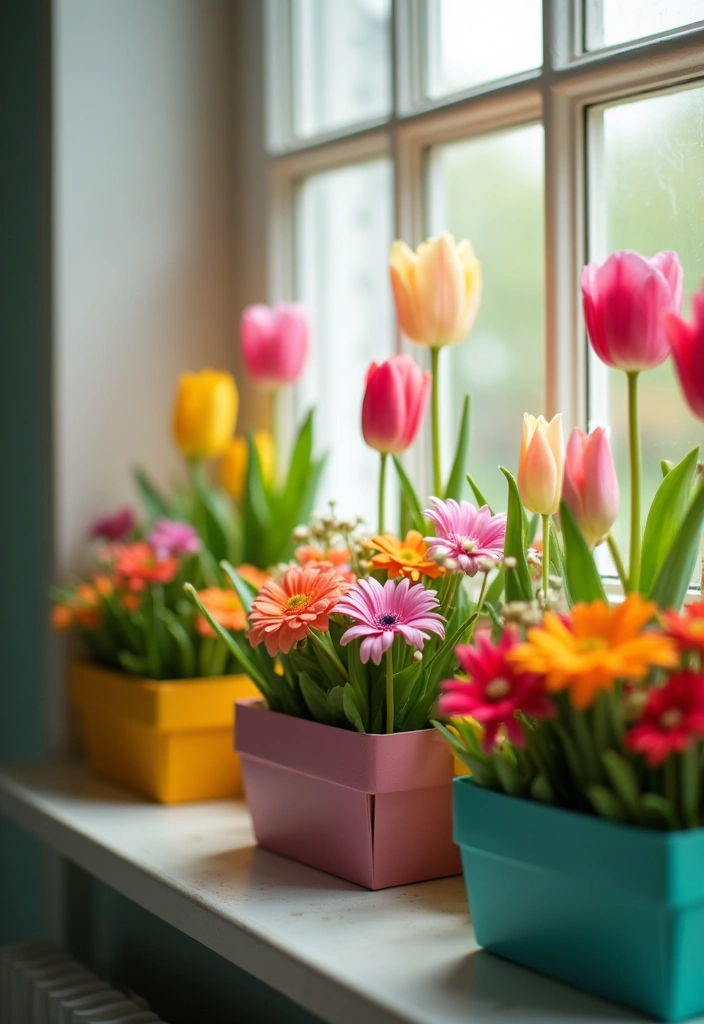 15 Seasonal Decor Ideas That Will Make Your Home the Talk of the Town (Especially #6!) - 5. Spring Blooming Boxes
