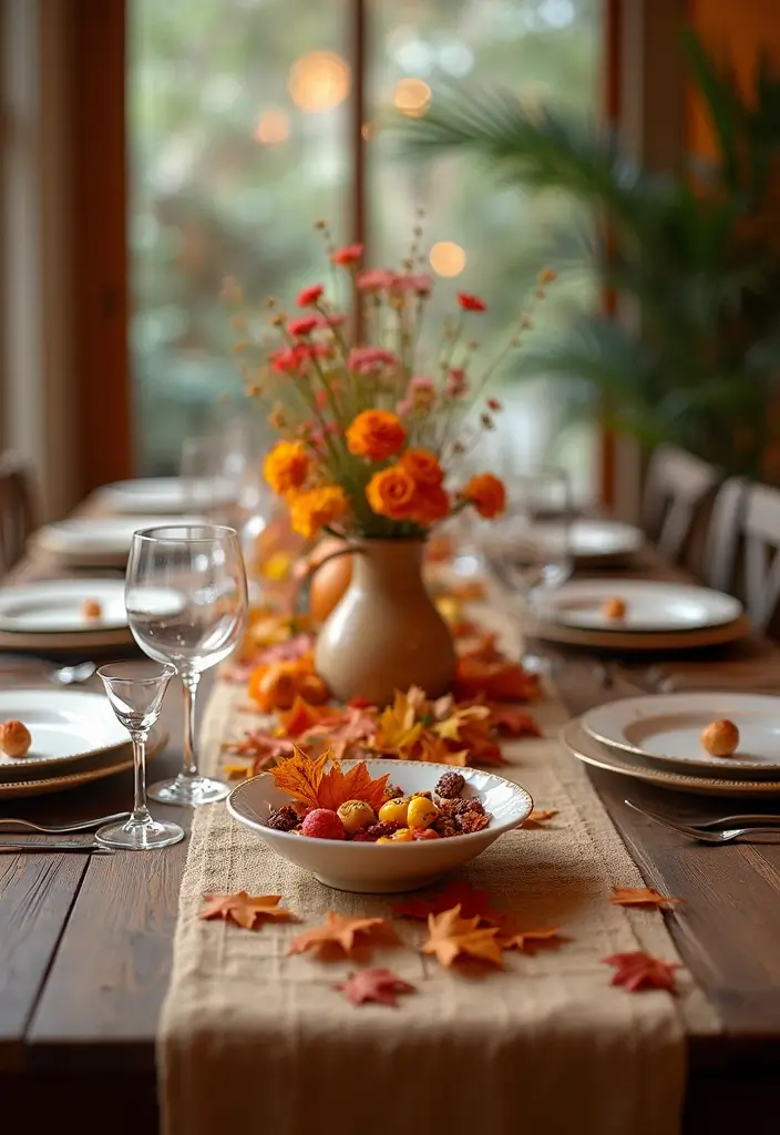 15 Seasonal Decor Ideas That Will Make Your Home the Talk of the Town (Especially #6!) - 6. Seasonal Table Runner