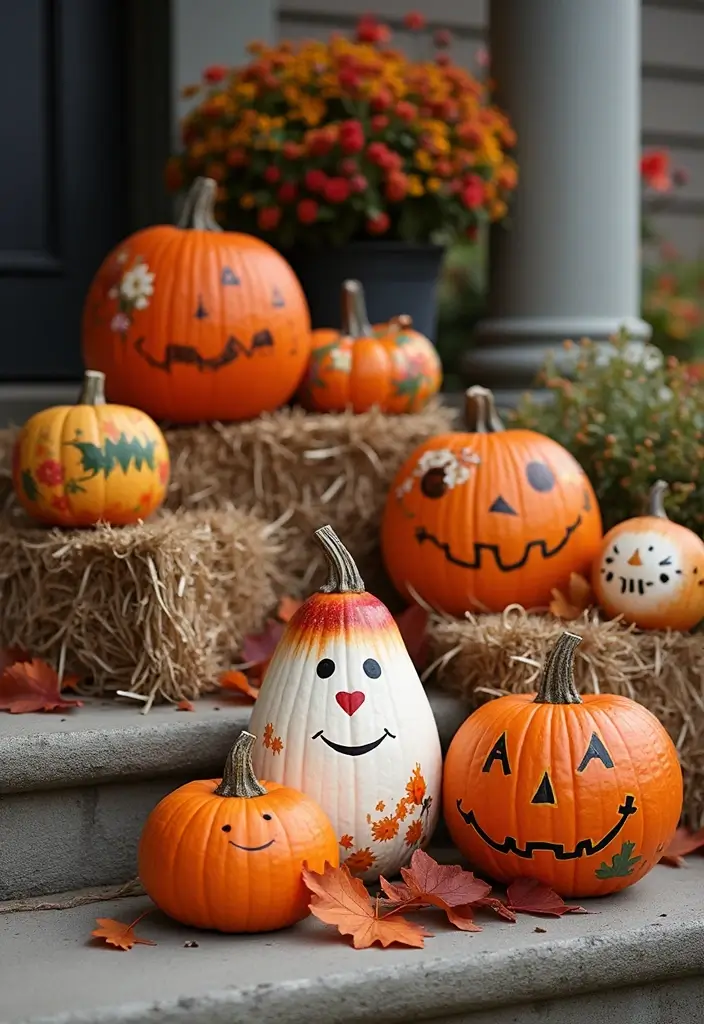 15 Seasonal Decor Ideas That Will Make Your Home the Talk of the Town (Especially #6!) - 8. Fall Pumpkin Display