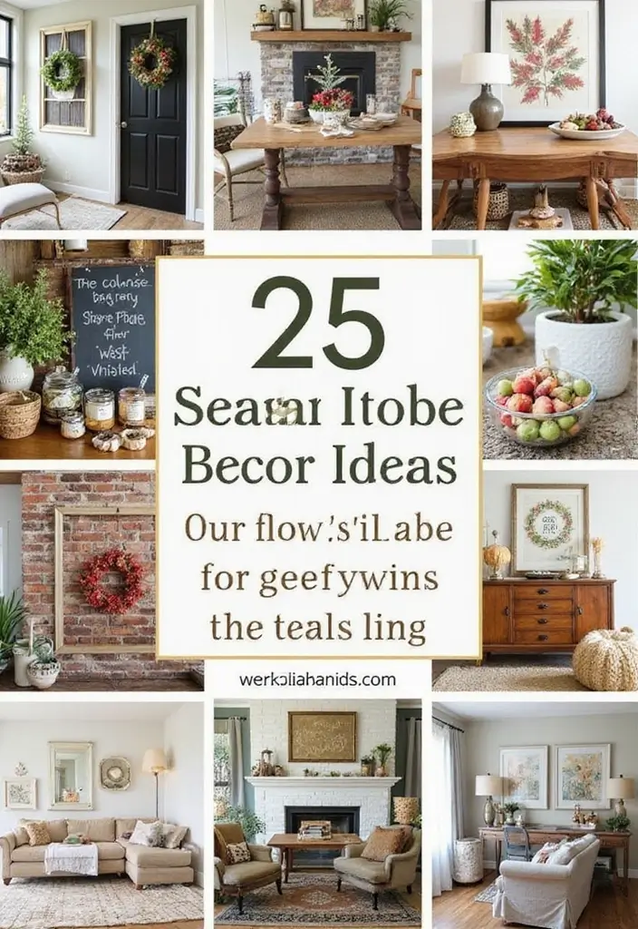 15 Seasonal Decor Ideas That Will Make Your Home the Talk of the Town (Especially #6!) - Conclusion