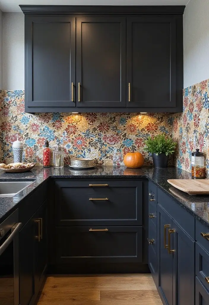15 Stunning Black Countertops That Will Transform Your Kitchen into a Modern Marvel! - 11. Modern Black Tile