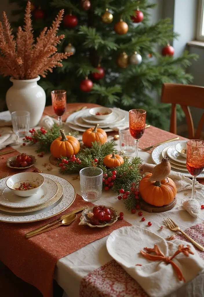 15 Stunning Holiday Tableware Ideas That'll Make Your Guests Say 'Wow!' - 11. Seasonal Colors of the Year