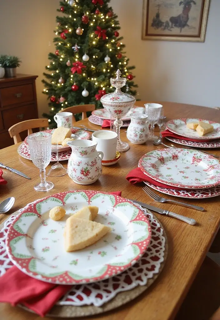 15 Stunning Holiday Tableware Ideas That'll Make Your Guests Say 'Wow!' - 8. Whimsical Patterns and Prints