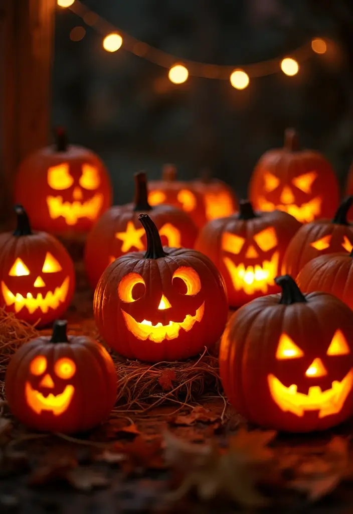 16 Halloween Atmosphere Outdoor Lighting Ideas to Create the Ultimate Spooky Vibe! - Fresh Decor