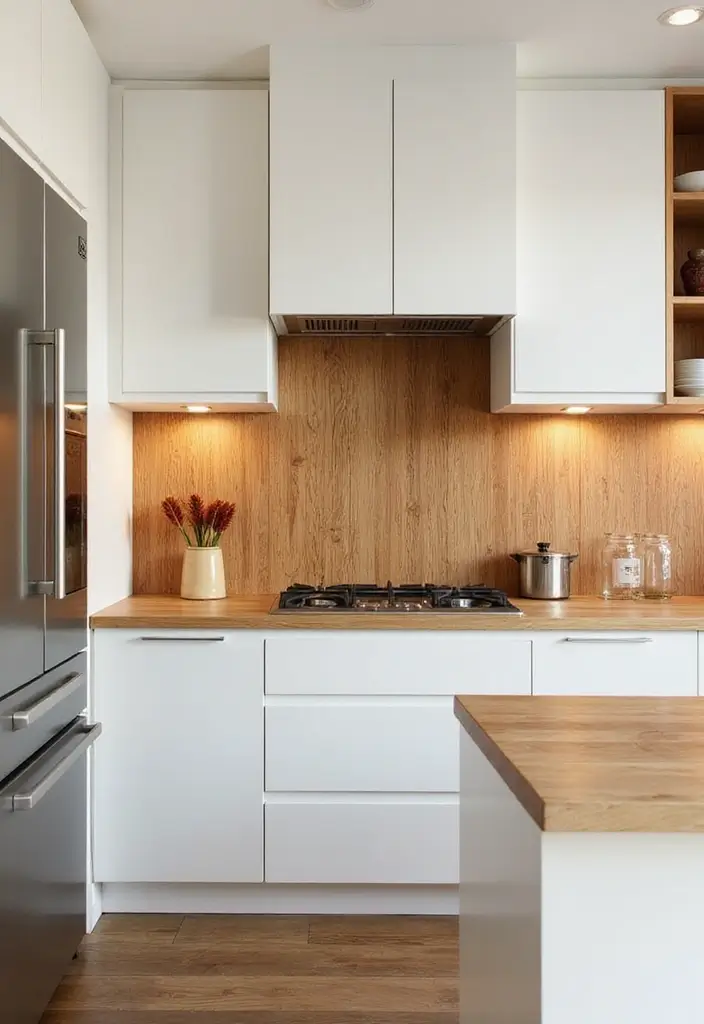 16 Natural Kitchen Backsplash Ideas That Bring the Outdoors In! - 10. Bamboo Panels