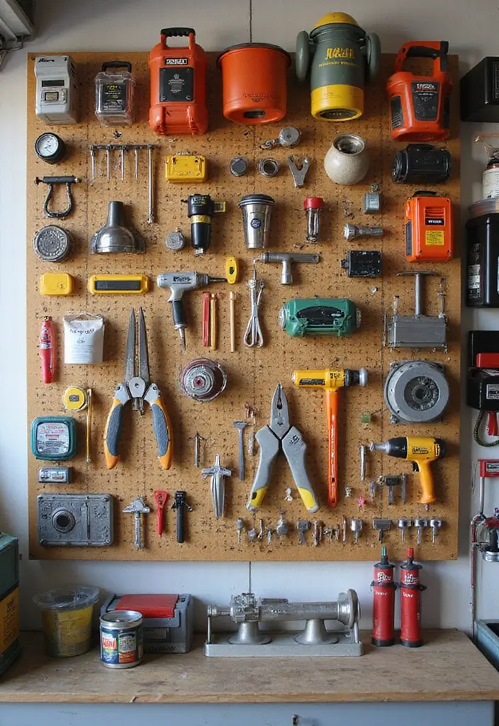 17 DIY Organization Hacks That Will Declutter Your Home in No Time! - 2. Pegboard Perfection